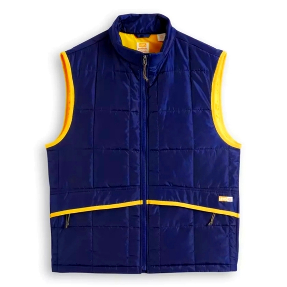 Levi's Men's Gold Tab Pastime Preformance Puffer Vest Size Extra Large